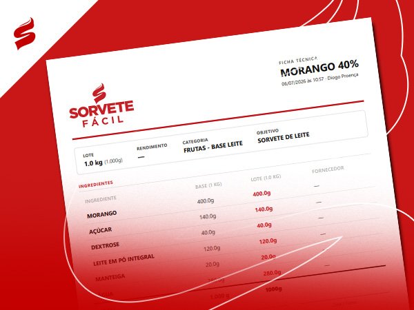 Ficha Técnica para Produção